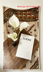 LOEWE 001 Woman Perfume Flannel Sofa Throw Blanket L400